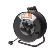 Удлинитель силовой УХз16-004 (метал. катушка, 4 места IP44/20 м КГ 3500 Вт) Народный УС1-43128