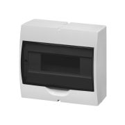 Щит ЩРН-П-10 модулей, навесной, пластик, белый, дымчатая дверца, без шин, IP41 TDM