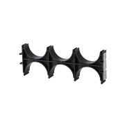 Кластер тройной, двухсторонний для двустенной трубы D63 мм TDM