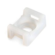 Площадка для хомута под винт ПМО 16х22 белая (100шт.) (Fortisflex) (53313)