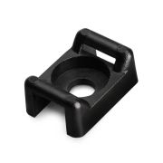 Площадка для хомута под винт ПМО 16х22 черная (100шт.)