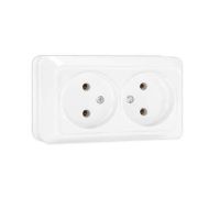 Розетка «Олимп» 2м о/п 16А