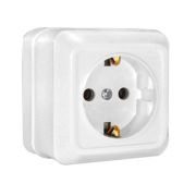 Розетка «Олимп» 1м о/п ЗК