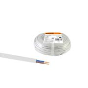 Шнур ШВВП 2х0,75 ГОСТ (10м), белый TDM