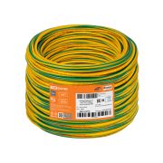 Провод ПуГВнг(А)-LS 1х0,5 ГОСТ (1000м), желто-зеленый TDM