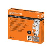 Автоматический Выключатель Дифференциального тока одномодульный АВДТ 63М 2P(1P+N) C20 30мА 4,5кА тип АС TDM