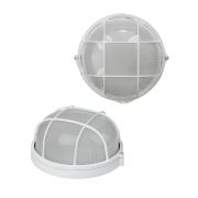 Светильник НПБ1302 белый/круг с реш. 60Вт IP54 TDM