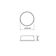 Рассеиватель для светильника НПП 03-100-005 TDM