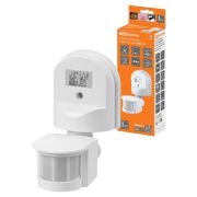 Датчик движения  настенный  ДДС-01 1100Вт, 5-900с, 2-12м, 5+Лк, 180гр, IP44, TDM