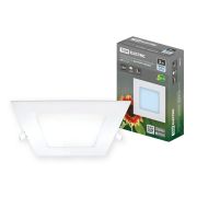 Светильник ультратонкий встраиваемый светодиодный «Даунлайт» квадрат СВО (белый) 3 Вт 4000К TDM