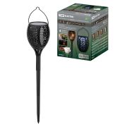 Светильник СП-351 «Факел 2» на солнечной батарее, 12х12х79 см, пластик, черный, 54 LED, TDM