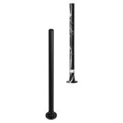 Опора пластиковая садово-парковая, h=1000 мм, цвет черный, TDM