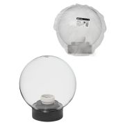 Светильник НТУ 03- 60-161 шар d=160 мм IP54 (прозрачный ПММА, основание плоское ПК, Е27) TDM