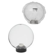 Светильник НТУ 03- 60-201 шар d=200 мм IP54 (прозрачный ПММА, основание плоское ПК, Е27) TDM