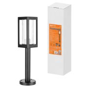 Светильник садово-парковый «Женева» 1х60 Вт, столб, H500 мм, алюм., прозрачное/черный, Е27, TDM