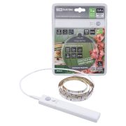 Умная подсветка SMD2835-30LED/m-IP20-5В-2,4Вт-6000К(1 м), датчик движ., 4хААА TDM