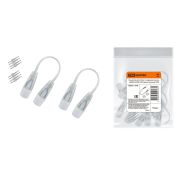 Коннектор для гибкого соединения неона SMD5050-RGB-220 B односторонний TDM