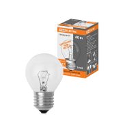 Лампа накаливания «Шар прозрачный» 40 Вт-230 В-Е27 TDM