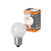 Лампа накаливания «Шар матовый» 40 Вт-230 В-Е27 TDM