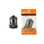 Патрон подвесной Е27, металлический «Лофт», черный TDM