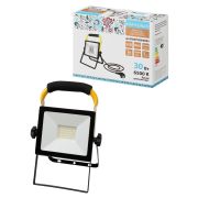 Прожектор светодиодный СДО-04-030Н-П (переносной) 30 Вт, 6500 К, IP65, черный, Народный