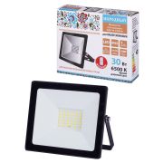 Прожектор светодиодный СДО-04-030Н-Ф (с фотореле) 30 Вт, 6500 К, IP65, черный, Народный