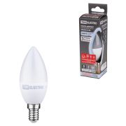 Лампа светодиодная С37-6 Вт-230 В-4000 К–E14 «Лампа-ДИММЕР» TDM