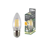 Лампа светодиодная «Филамент» С37-6 Вт-230 В-2700 К–E27 TDM