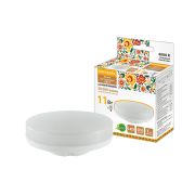 Лампа светодиодная GX53-11 Вт-230 В-4000 К-Э, h=26 мм, Народная
