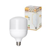 Лампа светодиодная T-40 Вт-230 В-4000 К–E27 (114x183 мм) НАРОДНАЯ