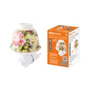 Ночник-аромалампа «Анемон» керамический с выключателем, Е12, 7 Вт, 220 В TDM