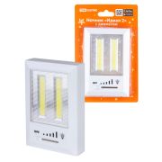 Ночник «Идеал 2», 3 Вт, 4хААА, диммер, магнит, TDM