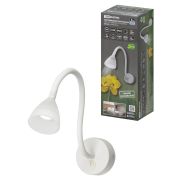 Спот на гибком основании СГС-01, 3 Вт, COB, 270 лм, 4000 K, IP20, «Лантана», c выкл., белый, TDM