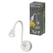 Спот на гибком основании СГС-03, 3 Вт, COB, 270 лм, 4000 К, IP20, «Кассия», с выкл., белый, TDM