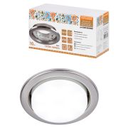 Светильник встраиваемый СВ 01-08 GX53 220 В 50 Гц, сатин никель, 10 шт/уп, Народный