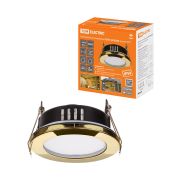 Светильник встраиваемый СВ 01-09 GX53 230 В 50 Гц золото IP54 TDM