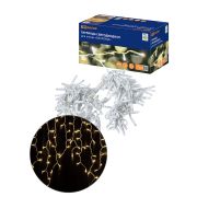 Гирлянда светодиодная «Бахрома» 2х1м, 152LED, 3000К, бел. шнур, посл. подкл, IP65, 250 В, TDM