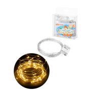 Гирлянда светодиодная «Роса100» 100LED, 10м, 3000К, 3хАА, TDM