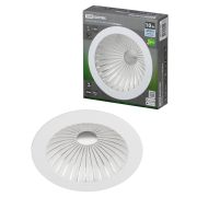 Светильник встраиваемый LED Деко 06, 10 Вт, 4000K, кругл, D170 мм, хром./бел., IP44, TDM