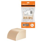 Заглушка кабельной трассы КМЗ 60х40 сосна (4 шт./комп.) TDM