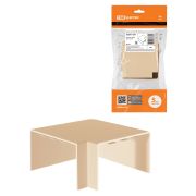 Поворот на 90 гр. КМП 100x60 сосна (2 шт./комп.) TDM