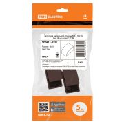 Заглушка кабельной трассы КМЗ 16х16 бук (4 шт./комп.) TDM