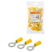 Наконечник кольцевой изолированный НКИ с легким вводом проводника 6,0-8 (100 шт.) TDM