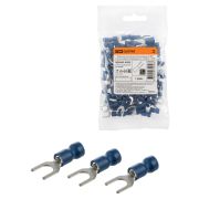 Наконечник вилочный изолированный НВИ с легким вводом проводника 2,5-5 (100 шт. ) TDM