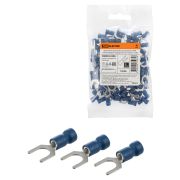 Наконечник вилочный изолированный НВИ с легким вводом проводника 2,5-6 (100 шт.) TDM