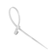 Хомут нейлоновый с монтажным отверстием 3,5х100 мм (белый) (100шт) TDM