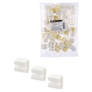 Клипса для кабеля самоклеящаяся тип B 17х20 мм (100шт) TDM