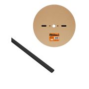 Термоусаживаемая трубка ТУТнг 6/3 черная (100 м/ролл) TDM