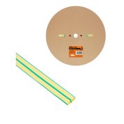 Термоусаживаемая трубка ТУТнг 8/4 желто-зеленая (100 м/ролл) TDM