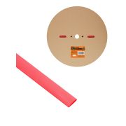 Термоусаживаемая трубка ТУТнг 8/4 красная (100 м/ролл) TDM